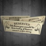 Reserved Heaven Far Away Freestanding Memorial Plaque