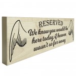 Reserved Heaven Far Away Freestanding Memorial Plaque