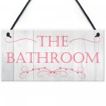 The Bathroom Decorative Hanging Plaque 