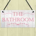 The Bathroom Decorative Hanging Plaque 