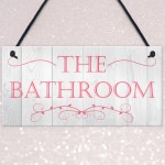 The Bathroom Decorative Hanging Plaque 