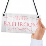 The Bathroom Decorative Hanging Plaque 