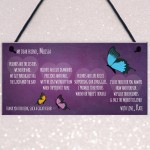 Friends are the.. Personalised Hanging Plaque Friendship Gift