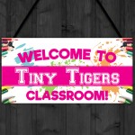 Personalised Welcome To Classroom Cute Hanging Teachers Gift