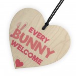 Every Bunny Welcome Wooden Hanging Plaque Easter Egg Hunt Sign