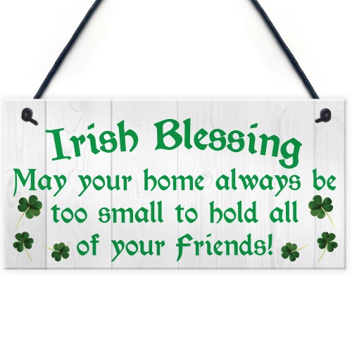 Irish Blessing Hanging Plaque