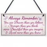 Inspire Beautiful Friendship Gift Best Friend Hanging Plaque 