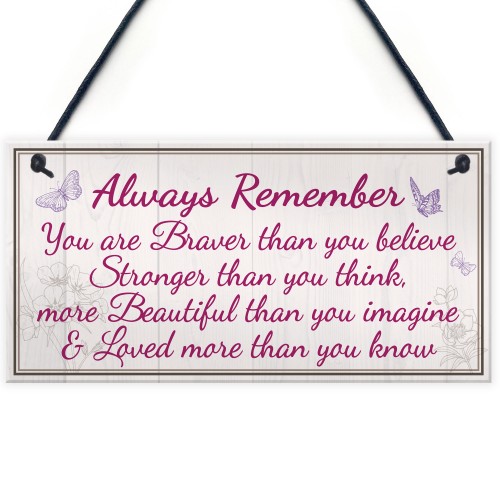 Inspire Beautiful Friendship Gift Best Friend Hanging Plaque 