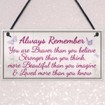 Inspire Beautiful Friendship Gift Best Friend Hanging Plaque 