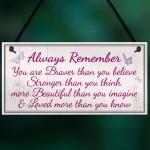 Inspire Beautiful Friendship Gift Best Friend Hanging Plaque 