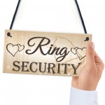 Shabby & Chic Wedding Sign Ring Security Pageboy Bestman Plaque 