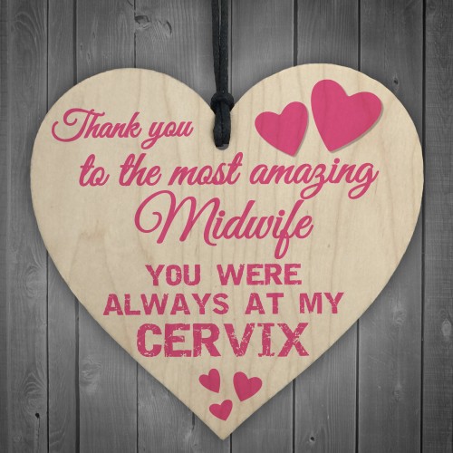 Midwife Cervix Thank You Gift Special Midwives Hanging Plaque