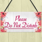 Please Do Not Disturb Therapist Hotel Privacy Hanging Plaque