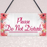 Please Do Not Disturb Therapist Hotel Privacy Hanging Plaque