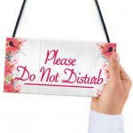 Please Do Not Disturb Therapist Hotel Privacy Hanging Plaque