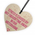 Stress Motorhome Friendship Gift Family Present Hanging Plaque