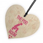 The Poo Room Bathroom Toilet Friendship Home Gift Hanging Plaque