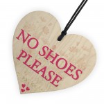 No Shoes Please Remove Trainers Home Carpet Gift Hanging Plaque