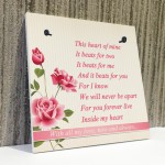 Valentines Day Wedding Sign Heart of Mine Beats For Two Gift