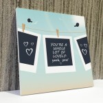 Friendship Sign You're A Whole Lot Of Lovely Bestfriend Plaque 