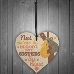 Sisters By Heart Friendship Sign Best Friend Plaque Gift Present