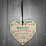 Special Marriage Anniversary Gift Wooden Wall Plaque Presents