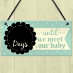 Countdown New Baby Pregnancy Mum Hanging Wall Plaque Sign Gifts