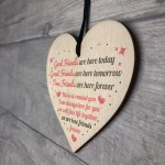 True Friends Friendship Sign Plaque Gift Shabby Chic Wood Heart