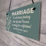 Marriage Annoy For A Lifetime Funny Plaque Friendship Sign Gifts