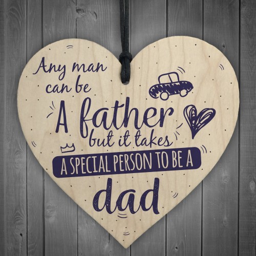 Special Person Wood Sign Husband Dad Son Birthday Father's Day