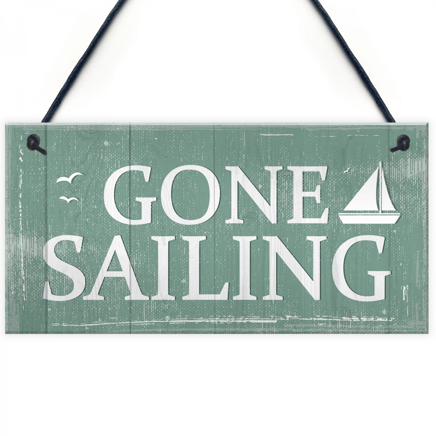 Gone Sailing Hanging Plaques Nautical Decor Beach Seaside Chic