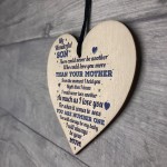 My Wonderful Son Wooden Heart Mum Son Special Birthday Gift