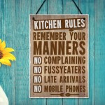 Retro Kitchen Signs And Plaques Shabby Chic Family Friendship 