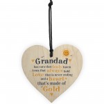 Fathers Day Heart Plaques Dad Grandad Grandpa Birthday Gifts 