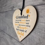 Fathers Day Heart Plaques Dad Grandad Grandpa Birthday Gifts 