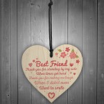 Thank You Friendship Sign Best Friend Plaque Gift Shabby Chic