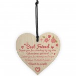 Thank You Friendship Sign Best Friend Plaque Gift Shabby Chic