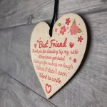 Thank You Friendship Sign Best Friend Plaque Gift Shabby Chic