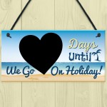 Chalkboard Countdown Days Until Holiday Plaque Sign Family Sign 