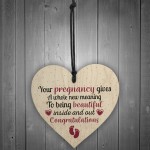 Pregnancy Congratulations Mum Dad To Be Baby Shower Gift Plaque