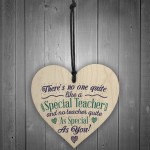 Special Teacher Thank You Gift Teaching Assistant Nursery Heart