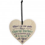 Special Teacher Thank You Gift Teaching Assistant Nursery Heart