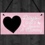 Baby Countdown Sign Mum Mummy Daddy Grandparents Baby 