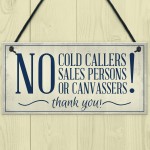 No Cold Callers Canvassers Religious Groups Front Door House 