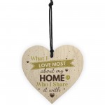 Love Most Home Kitchen Garden Plaque SummerHouse Chic Wall Sign