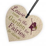 Novelty Fairy Garden Gardening Shed Hanging Wooden Sign Plaque 