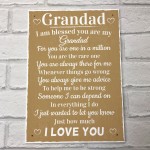 Blessed Grandad Grandpa Father's Day Plaque Thank You Birthday