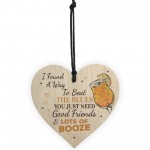 Gift For Her Friendship Heart Alcohol Man Cave Best Friend Gift 