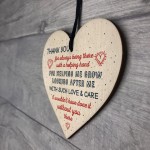 Thank You Teacher Leaving Gifts For Her Nursery Heart Plaques