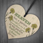 Heaven Has A Garden Floral Garden Memorial Plaque